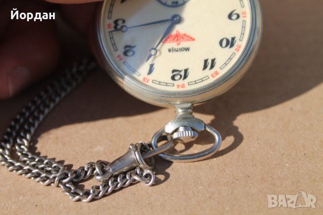 СССР джобен часовник ''Молния'' за турските железници, снимка 11 - Антикварни и старинни предмети - 40877042
