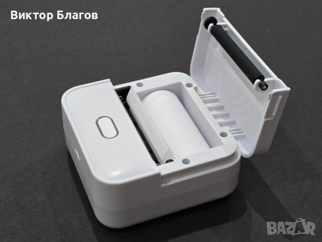 Мини термо принтер за етикети, снимка 3 - Принтери, копири, скенери - 53469332