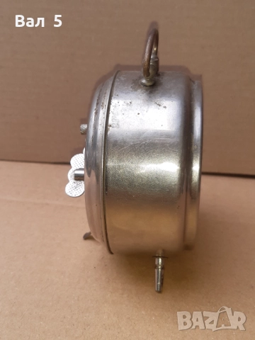 Рядък БЪЛГАРСКИ часовник , будилник РОДИНА . Работи, снимка 5 - Антикварни и старинни предмети - 52076346