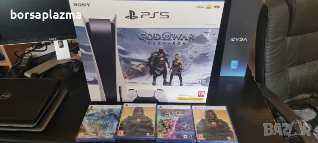 Ново !!! Конзола Sony Playstation 5 God of War + PS5 ПАКЕТ С ИГРИ, снимка 5 - PlayStation конзоли - 39077561