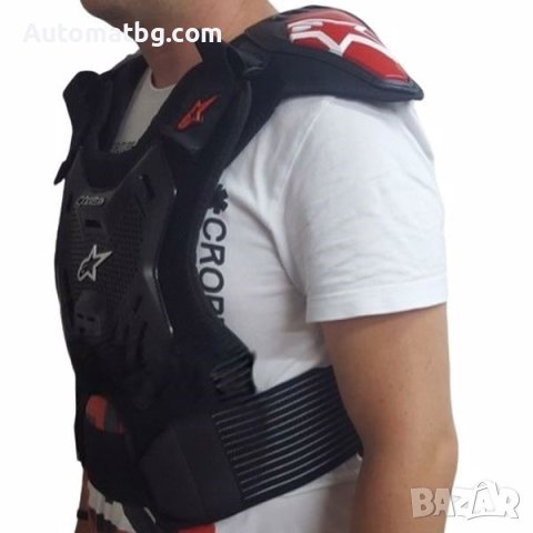 Мото ризница Automat, Протектор за тяло, Броня, M размер, Черен, снимка 2 - Аксесоари и консумативи - 40326613