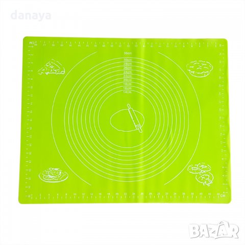 1778 Силиконова подложка за месене и точене на тесто, снимка 4 - Прибори за хранене, готвене и сервиране - 30822731