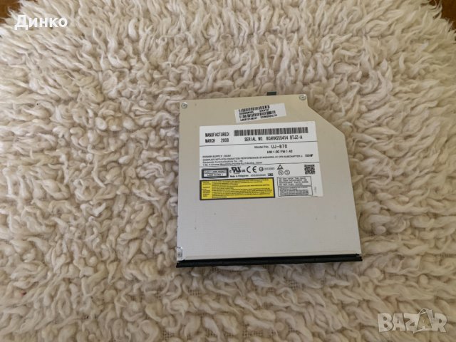 DVD burner player 12.5 mm IDE UJ-870, снимка 4 - Части за лаптопи - 43853887