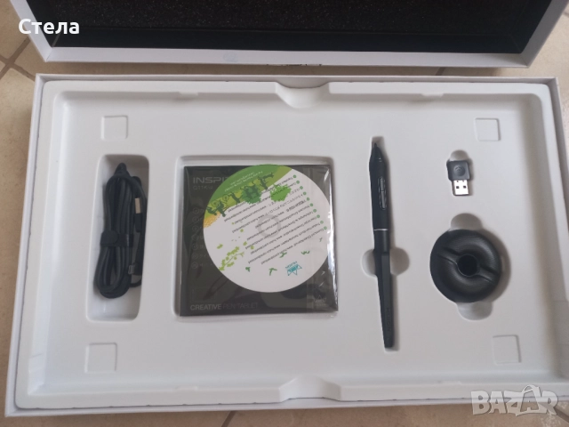 HUION INSPIRATION Q11K v.2 - графичен таблет за рисуване към лаптоп/устройство, нов, неизползван, ра, снимка 2 - Таблети - 52966121