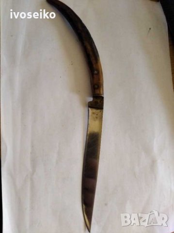 Нож дръжка рог, снимка 2 - Ножове - 28498734