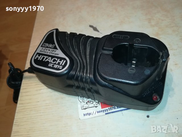 HITACHI UC18YG 7,2-18V NI-CD BATTERY CHARGER 2001241858, снимка 9 - Винтоверти - 43898974