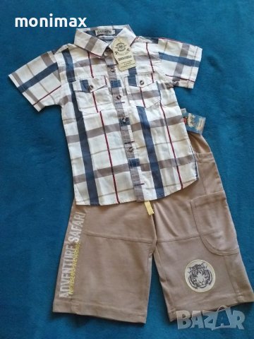 Лот панталон и риза 104  НОВИ, снимка 4 - Детски ризи - 36912049