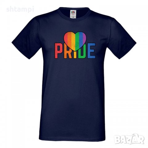 Мъжка тениска Pride Heart multicolor Прайд,Празник.Повод,Изненада, снимка 8 - Тениски - 37104978