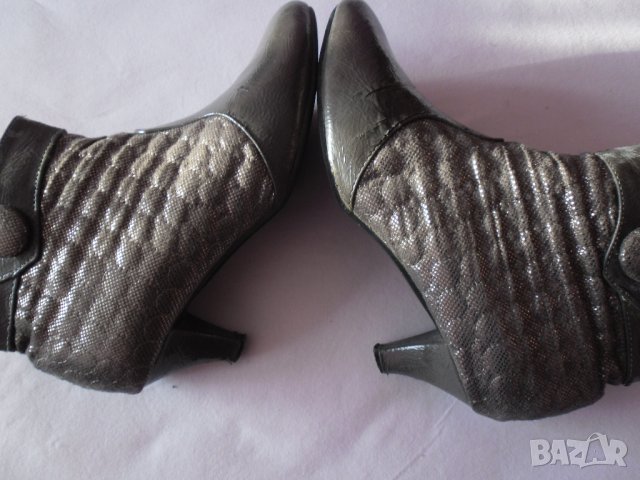 намаление!страхотни сивозелени боти , снимка 3 - Дамски боти - 27342098