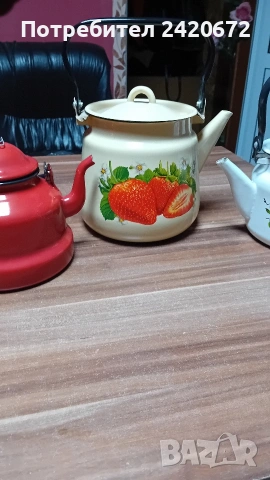 емайлирани чайници, снимка 2 - Други - 53154553