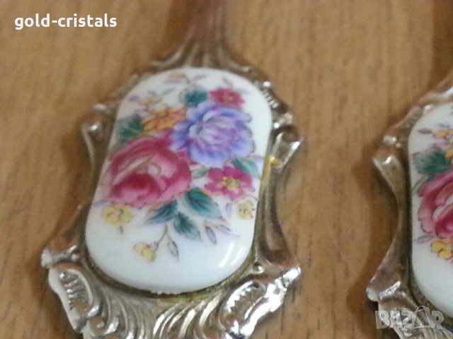 вилички и лъжички с порцелан, снимка 2 - Антикварни и старинни предмети - 27537323