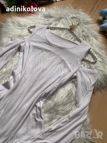 Блуза с голи рамена, снимка 2 - Блузи с дълъг ръкав и пуловери - 32852396