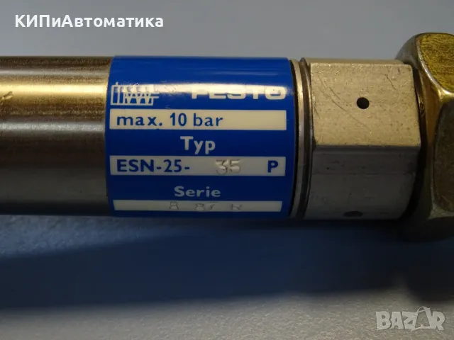 Пневматичен еднодействащ цилиндър Festo ESN-25-35P pneumatic cylinder, снимка 2 - Резервни части за машини - 47674868