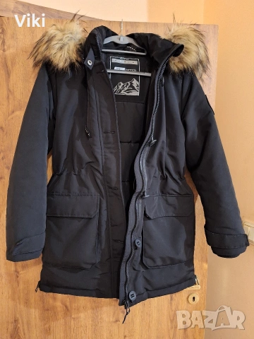 дебело зимно яке с качулка