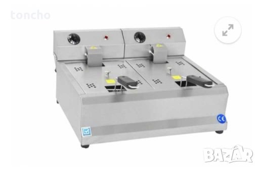 Професионален електрически фритюрник,1×5литра /2×5литра/1×8литра/2×8литра