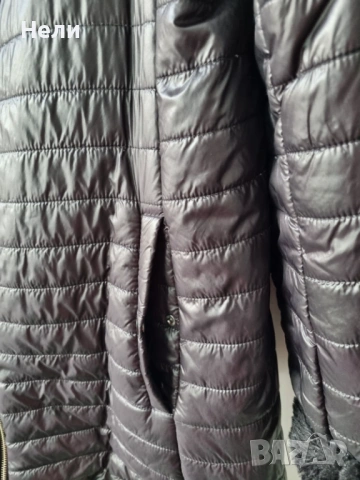 Двулицево дамско палто еко пух. , снимка 5 - Якета - 53131276