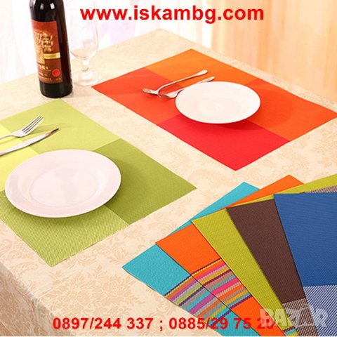 Подложки за сервиране - код 1997, снимка 9 - Покривки за маси - 26899803