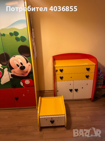 Детска стая Мики Маус, снимка 2 - Мебели за детската стая - 44853273