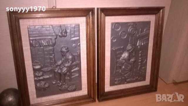 senecal 1952-made in france-старците и огнището-внос франция, снимка 3 - Колекции - 26727666