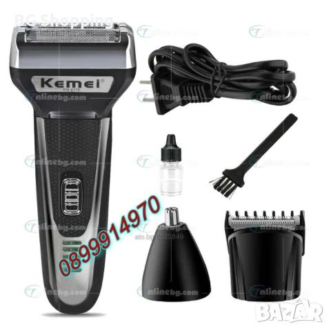 Машинка за бръснене и подстригване, 3 в 1/ Shaver and trimmer, 3 in 1, снимка 8 - Друга електроника - 51075475
