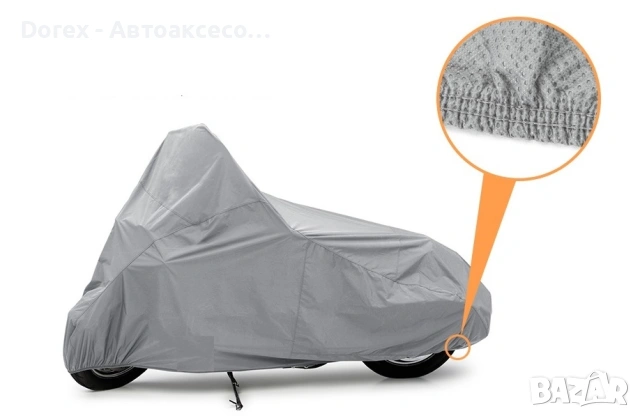 Водоустойчиво висококачествено покривало за мотоциклет мотор размер 216 x 130cm, снимка 3 - Аксесоари и консумативи - 53607469