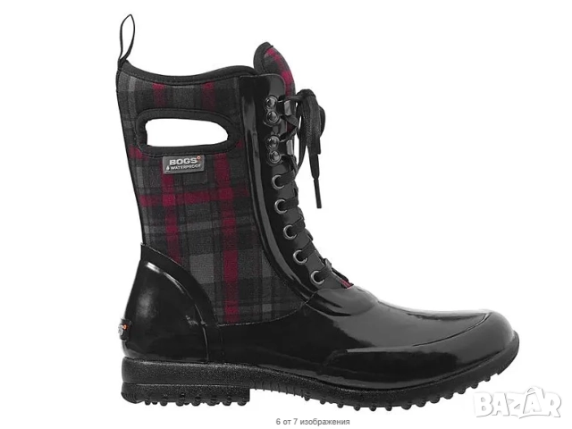 Ботуши Bogs Sidney Lace Plaid номер 38 гумени за дъжд и сняг , снимка 5 - Дамски ботуши - 52498055