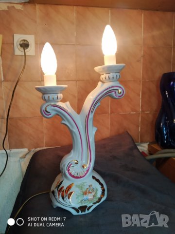 барокова настолна лампа, снимка 8 - Настолни лампи - 33585949