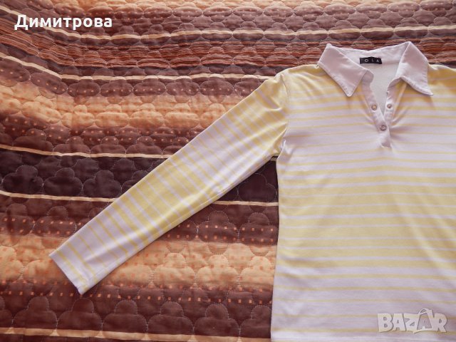 Свежа блузка пролет-есен С размер, снимка 3 - Блузи с дълъг ръкав и пуловери - 28586984