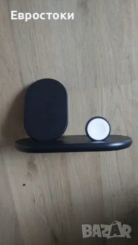 Безжично зарядно устройство Belkin BOOST CHARGE 3 в 1 Wireless Charger 7.5W за iPhone + Apple Watch, снимка 5 - Аксесоари за Apple - 48005415