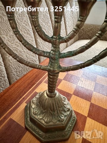 Месингов свещник, снимка 6 - Декорация за дома - 44010886