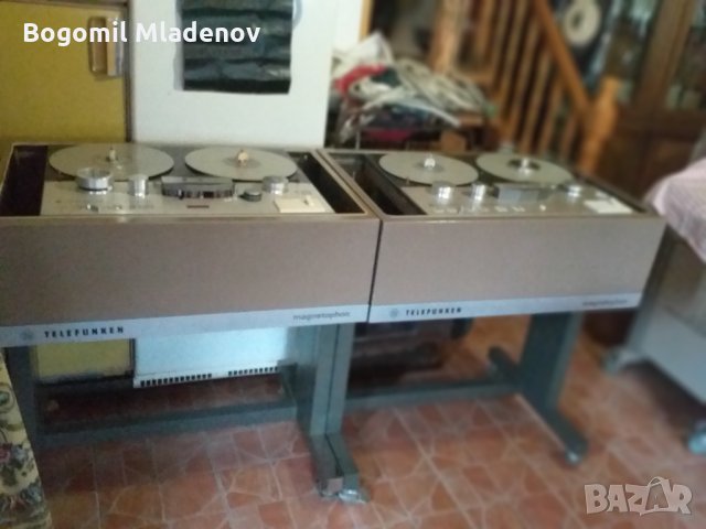 TELEFUNKEN magnetophon 15A Tape Machine и само количката