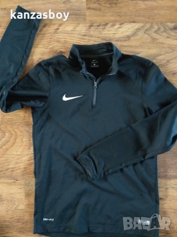  Nike Dry Academy Men's 1/4 Zip Long Sleeve - страхотна мъжка блуза, снимка 6 - Спортни дрехи, екипи - 35118280