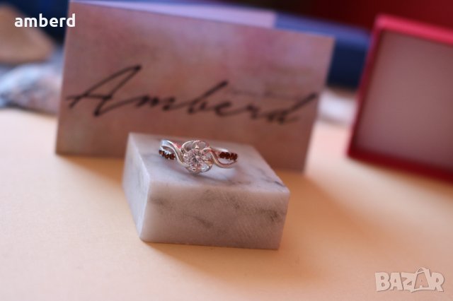 Сребърен пръстен модел R092, снимка 4 - Пръстени - 28950673