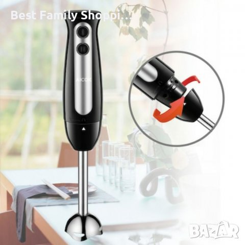 Блендер Aicok LB2101F,  400W, Неръждаема стомана, снимка 3 - Блендери - 38410371