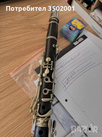 B-Кларинет около 1920 Otto Moennig Leipzig с куфар, мундщук Meyer New York, снимка 4 - Духови инструменти - 49282639