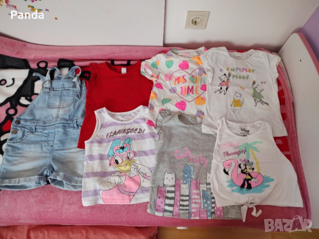 ЛОТ летни дрешки за момиче р.р. 98-104