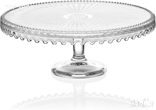 Muldale стъклена поставка за торта - 28 см, снимка 6 - Пана - 49566508