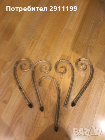 Стъклени орнаменти за реставриране на полилеи, лампи