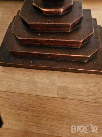 Голям старинен православен настолен кръст, настолно разпятие Исус Христос за параклис  за църва , снимка 3 - Антикварни и старинни предмети - 43901215