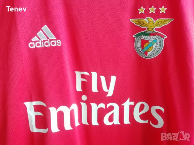 Benfica Adidas оригинална тениска фланелка Бенфика S, снимка 3 - Тениски - 43865674