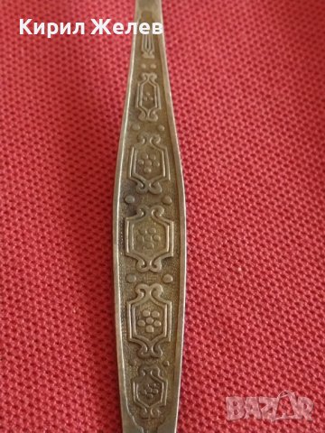 Стара лъжичка за кафе чай СССР с маркировка за КОЛЕКЦИЯ ДЕКОРАЦИЯ БИТОВ КЪТ 29192, снимка 3 - Други ценни предмети - 43832416