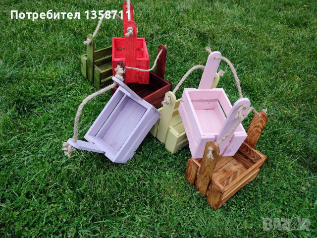 Цветни щайги , снимка 6 - Декорация за дома - 36502101