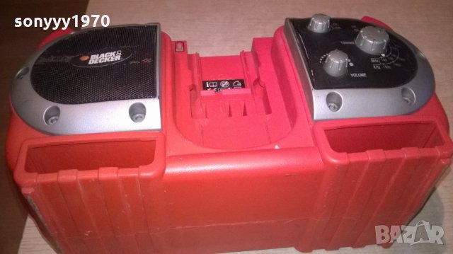 black & decker строително радио-внос швеицария, снимка 6 - Радиокасетофони, транзистори - 26438591
