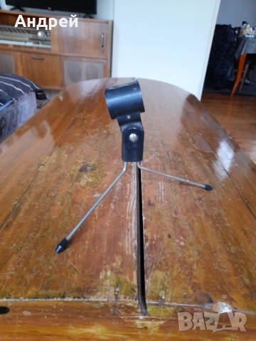Стара стойка за микрофон, снимка 3 - Други ценни предмети - 53288746