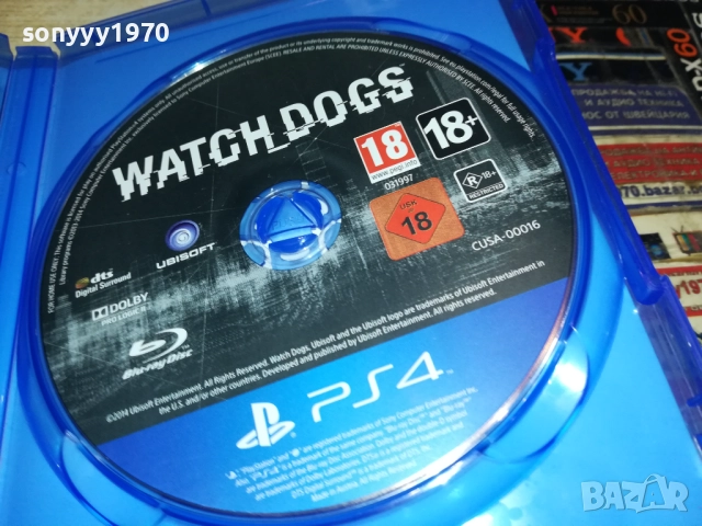 SONY PS4 GAME WATCH DOGS 0510251803, снимка 8 - Игри за PlayStation - 51953550