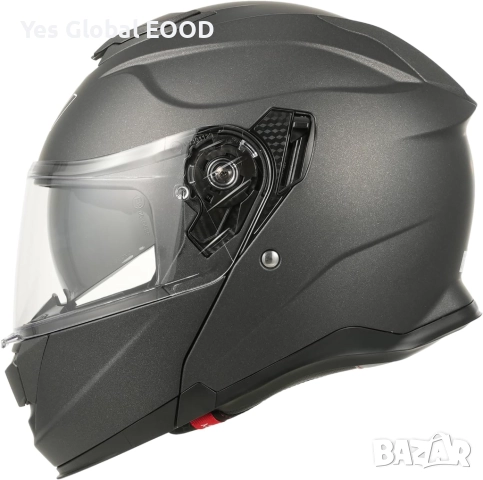 MY 935 модулна каска, ECE 22.06, двойно стъкло, титаниева XL/M/S N4, снимка 6 - Аксесоари и консумативи - 51910761