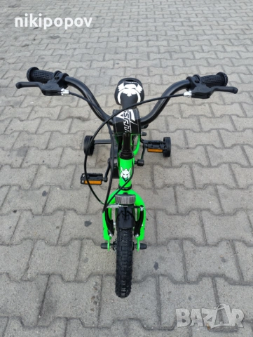 PASSATI Велосипед 12" SAMURAJ зелен, снимка 5 - Велосипеди - 53531815