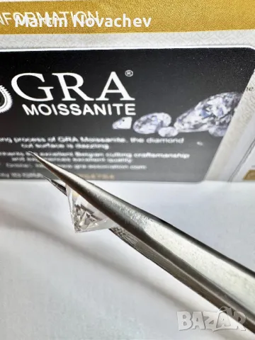 Мойсанит (диамант) 5 карата сертификат, снимка 6 - Други - 45293652