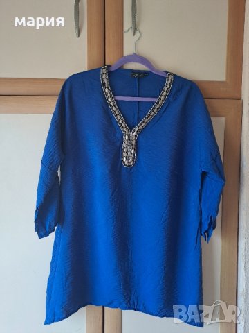 Разкошна туника в турско синьо 