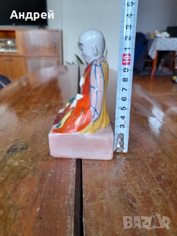 Стара фигурка Буда, снимка 4 - Други ценни предмети - 43885042